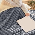 thumbnail image 4 of Dvkptbk cooling blanket Soft and Thick Double Layer Raschel Blanket A Must Have Warming Artifact In Winter Suitable for Beds Sofas and Other Scenes Providing The Ultimatecomfort, 4 of 6