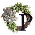thumbnail image 1 of Agiferg Last Name Year Round Front Door Wreath,Decorative Hanging Plaques In Front Of The Door, 1 of 1