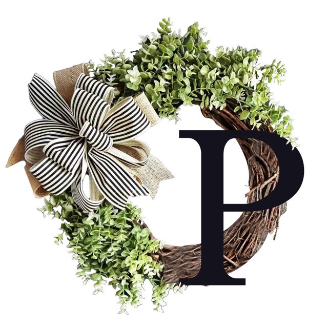 Agiferg Last Name Year Round Front Door Wreath,Decorative Hanging Plaques In Front Of The Door