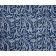 thumbnail image 4 of oneOone Polyester Lycra Fabric Leaves & Floral Block Printed Fabric 1 Yard 56 Inch Wide, 4 of 4