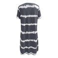 thumbnail image 5 of TJAZFJPA Robes en Soie pour Femmes Mode Été Décontractée Grande Taille Ample et Confortable Robe Sans Manches à Rayures Imprimées Col en V Robe Blanche Robe de Maternité d'Été, 5 of 5