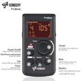 thumbnail image 2 of Sondery Digital Metronome for Guitar Piano Drum and All Instruments with Timer, English Vocal Counting and 3 Different Sounds with Earphone, 2 of 7