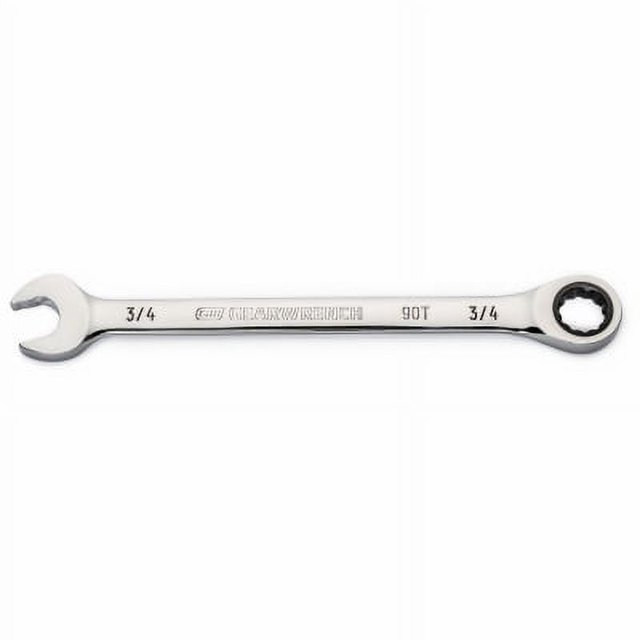 Combination Ratcheting Wrench, 90-Tooth, 12-Point, 3/4 In. - 86949