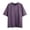 Violet, variante sur AherBiu T-Shirts pour Hommes Col Rond Manches Courtes T-Shirt pour Hommes Flanelle Décontracté Mode T-Shirts Hauts pour Hommes