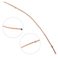 thumbnail image 3 of Exhaust Air Compressor Tube Thread Tools G1/8 Hex Oil Pump Parts Replacement 600Mm 9Mm Accessories Copper Tone, 3 of 6