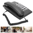 thumbnail image 4 of Desk Telephone Landline Telephone Fixed Telephone Office Telephone Business Telephone KXT504 Portable Family Business Office Fixed Landline Mute Function Telephone ABS Black, 4 of 8