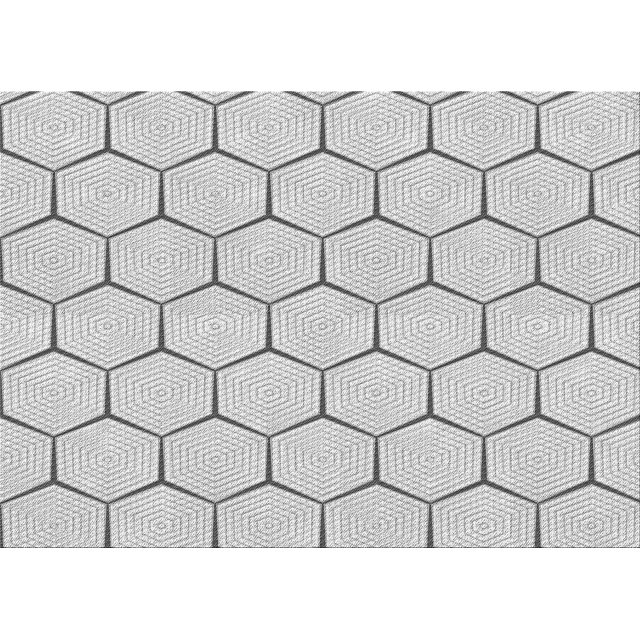 Ahgly Company Tapis Rectangulaire Lavable en Machine Intérieur Transitionnel Gris Platine, 2 Pieds x 4 Pieds