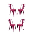 thumbnail image 1 of Chaise de salle à manger Tolix Roch en métal, ensemble de 4 chaises en métal, 1 of 3