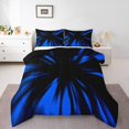 thumbnail image 2 of Erosebridal Boys Abstract Bedding Toddler Comforter Set, Neon Geometry Down Comforter, Modern Fishion Stripe Decor, Reversible, 2 of 7