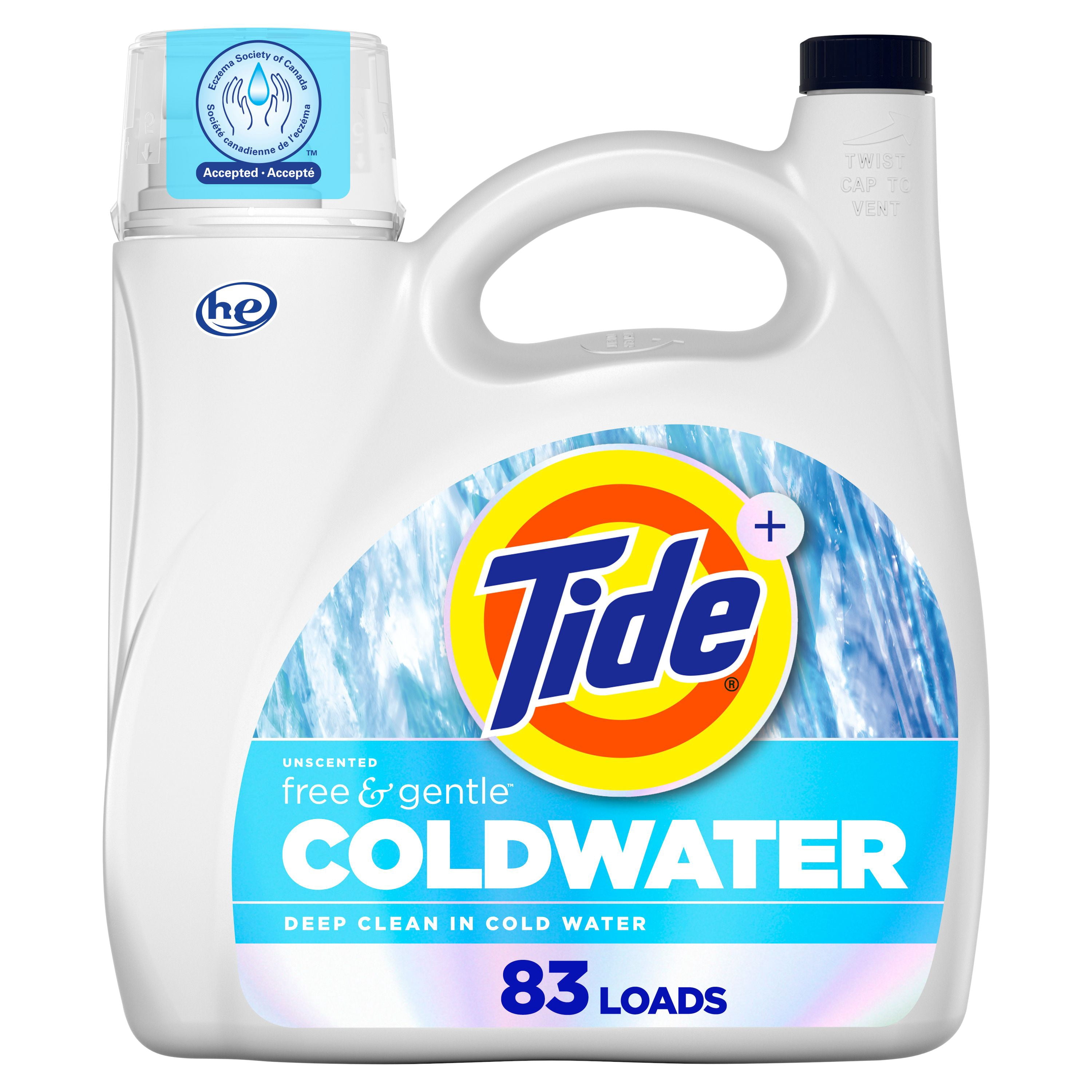 Tide Ultra Coldwater Liquid Laundry Detergent, Original Scent, Laundry Detergent Liquid Formulated for Cold Water, 83 Wash Loads