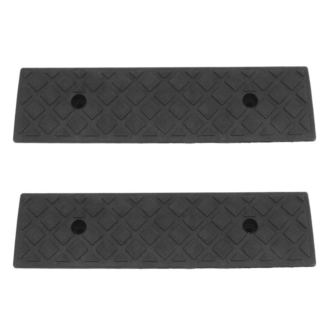 2 Pcs Rampes de Roue de Voiture en Plastique pour Fauteuils Roulants et Chargement