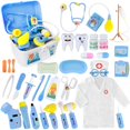 thumbnail image 1 of 35 Pack Kids Dentist Surgeon Vet Medical Kit With Light And Sound Blue, 1 of 5