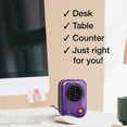 thumbnail image 2 of Lasko MyHeat Chauffe-eau en Céramique Personnelle 200W - Violet, 2 of 9