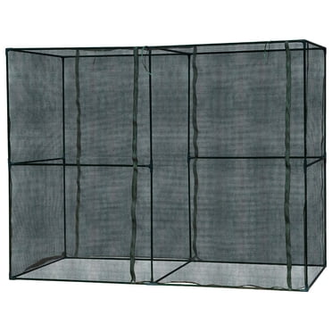 Outsunny 94,5 `` x 47,25 '' x 72,75 `` Serre de jardin à effet de serre robuste en plein air pour planter une maison chaude avec des portes à glissière enroulables pour les semis, les herbes ou les fl