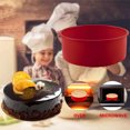 thumbnail image 4 of Round Bread Mold Silicone 8 Inch Cake Pan, Round Baking Mold Set of 2, Non-Stick Bakeware Pan, Reusable Food-Grade, BPA Free, 4 of 5