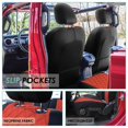 thumbnail image 4 of FH Group 2020-2024 Jeep Gladiator Neoprene Waterproof Custom Fit Car Seat Covers Front Set Red, 4 of 5