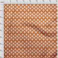 thumbnail image 4 of oneOone Velvet Orange Fabric Asian Block Sewing Material Print Fabric By The Yard 58 Inch Wide, 4 of 5