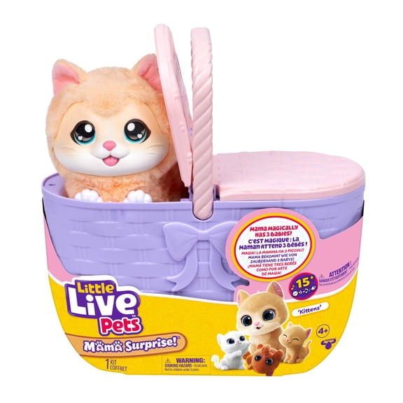 Coffret de jeu Little Live Pets Maman Surprise Chat