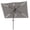 Gris Clair, variante sur Outsunny Parasol de Patio Rectangulaire Parasol de Marché Extérieur (Café Clair)
