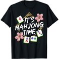thumbnail image 1 of Mahjong Chinese Mahjong Player T-Shirt - Black - M, 1 of 2