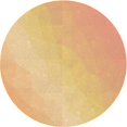 thumbnail image 1 of Ahgly Company Machine Washable Indoor Round Transitional Orange Area Rugs, 5' Round, 1 of 7