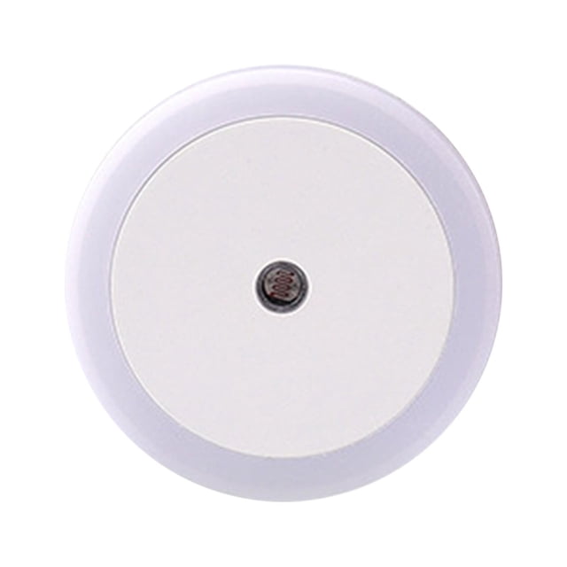 Yhmxh Home Essentials Home Appliances Dimmable Night Light Plugs Into Wall With Light Sensor Auto On/Off LED Night Light For Baby Bathroom Stairway Corridor Warm White Round Night Light