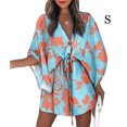 thumbnail image 5 of Robes à Lacets pour Femmes Été Jupe Élégante Décontractée Robe Courte à Nouer Fête Plage Maison Travail Femme Type4 S, 5 of 5