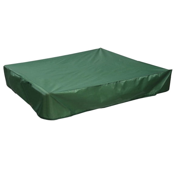 AMERTEER Housse de Bac à Sable avec Cordon, Carrée, Protection Antipoussière, Auvent de Plage pour Bac à Sable, Housse Imperméable pour Bac à Sable et Piscine