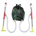 thumbnail image 4 of S SERENABLE Fertilizer Spreader Knapsack Type Adjustable Professional Fertilization Tool Double Metal Tube, 4 of 9