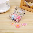 thumbnail image 3 of Flmtop Vintage Transparent Storage Box Candy Trinket Jewelry Holder Organizer Container, 3 of 8