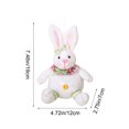 thumbnail image 4 of ICQOVD Figurine en Peluche Lapin de Pâques, 4 of 7