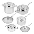 thumbnail image 1 of DEMEYERE Atlantis 7 10 Piece 18/10 Stainless Steel Cookware Set, 1 of 7