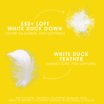 thumbnail image 4 of Down Perfect White Feather & Down Pillow Firm Support, 4 of 8