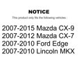 thumbnail image 2 of CMX Front Rear Ceramic Brake Pads Kit for Car Mazda Ford Edge CX-7 CX-9 Lincoln MKX KCX-100191, 2 of 9