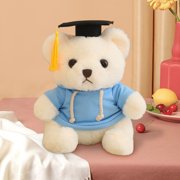 Graduation Teddy Bear Plush Toy Gift Soft Stuffed Doll for Graduates and