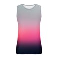 thumbnail image 4 of zfhfof Débardeurs Sans Manches pour Hommes Entraînement Musculaire Gym T-Shirts Col Rond Dégradé T-Shirt d'Été de Plage Hauts, 4 of 4
