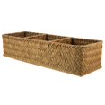 thumbnail image 4 of QJUHUNG Basket Storage Baskets Organizer Woven Bathroom Wicker Rattan Seagrass Cosmetics Box Hyacinth Bin Shelf Caddy Hand, 4 of 6