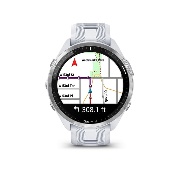 Garmin Forerunner® 965 GPS Smartwatch - Titanium Bezel with