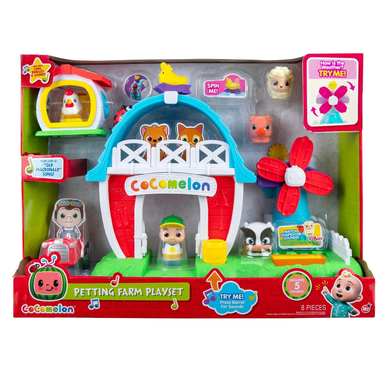 Ensemble de jeu Cocomelon Feature - Ensemble de jeu Petting Farm