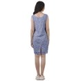 thumbnail image 4 of Moomaya Printed Women Back Slit Dress Sleeveless Scoop Neck Mini Shift Dress, 4 of 4