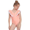 thumbnail image 3 of HAWEE Girls One Pieces Swimsuit Cute Swimwear Bathing Suits Ruffle Swimsuit Floral Swimwear, 3 of 4