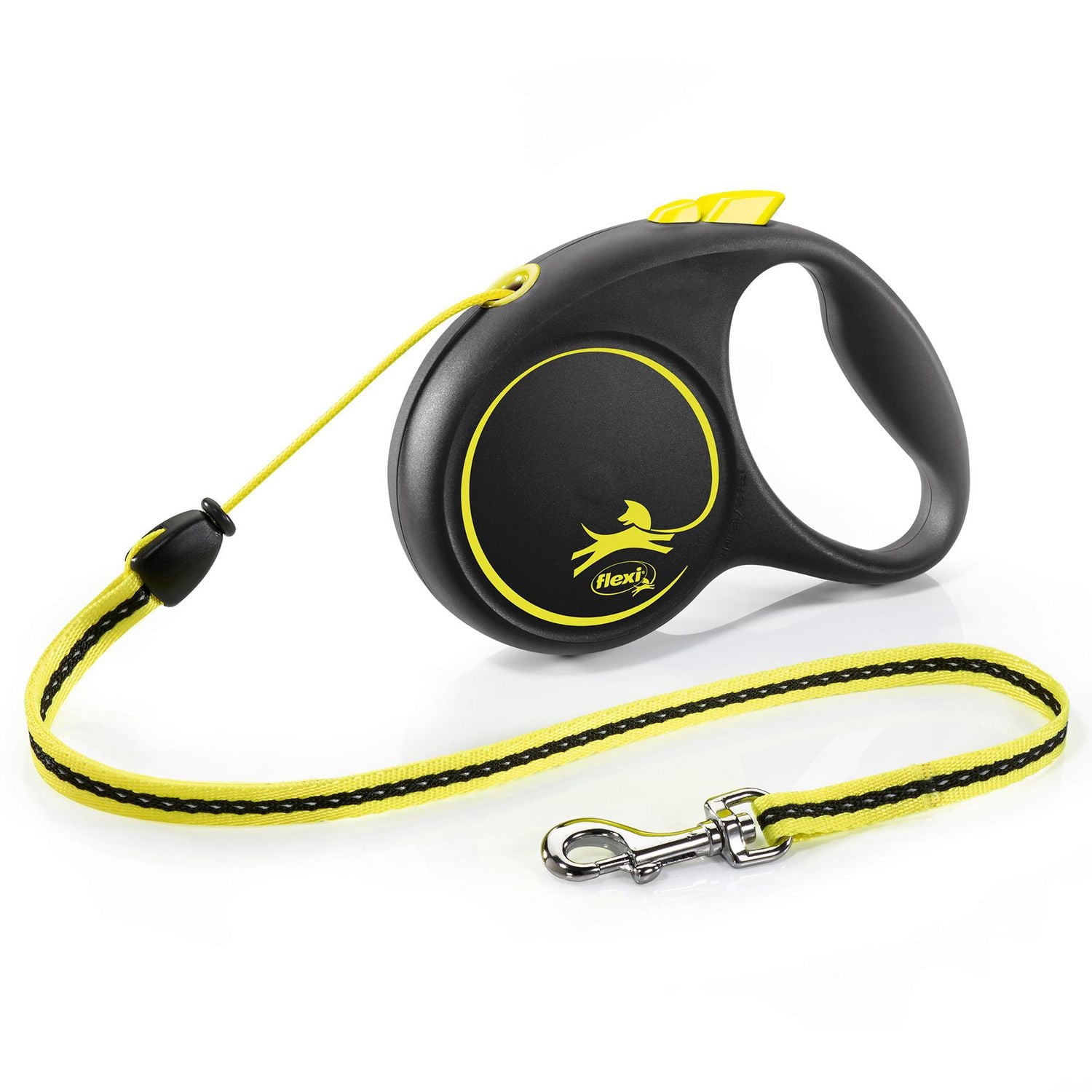 Flexi Medium FUN Neon Reflective Retractable Dog Leash 5m/16ft