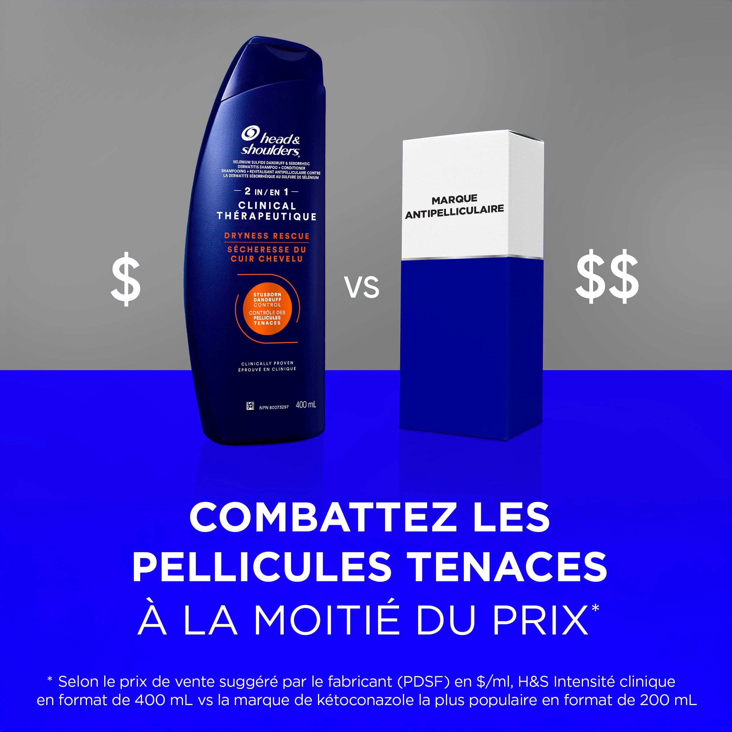 Head & Shoulders Clinical Dryness Rescue 2in1, for Stubborn Dandruff