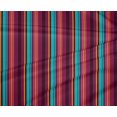 thumbnail image 3 of oneOone Tissu Polyester Lycra Tissu à Rayures Multicolores Imprimé au Mètre 56 Pouces de Large, 3 of 3