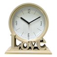thumbnail image 4 of Abbracc Chic Geometric Table Clock Decor ,Battery Operated, Battery Powered Super Pink, 4 of 9