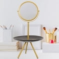 thumbnail image 1 of WRITWAA 1Set Vanity Mirror for Dresser with Adjustable Angle and Jewelry Storage 53x32cm, 1 of 7