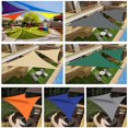 thumbnail image 2 of SNNROO 6.5x6.5x6.5 ft Triangle Sun Sail Shade with Hardware Kit - White, 2 of 10