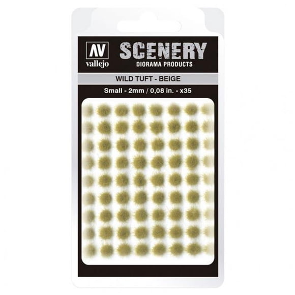 Acrylicos Vallejo VJPSC403 Touffe Sauvage Beige Petit Paysage