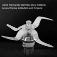 thumbnail image 3 of Blender Blade, 7 Teeth Low Noise Stainless Steel Blender Cross Blade 4 Leaf  for Kitchen, 3 of 7