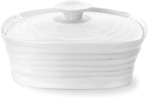 Portmeirion Sophie Conran Plat à Beurre Blanc Couvert